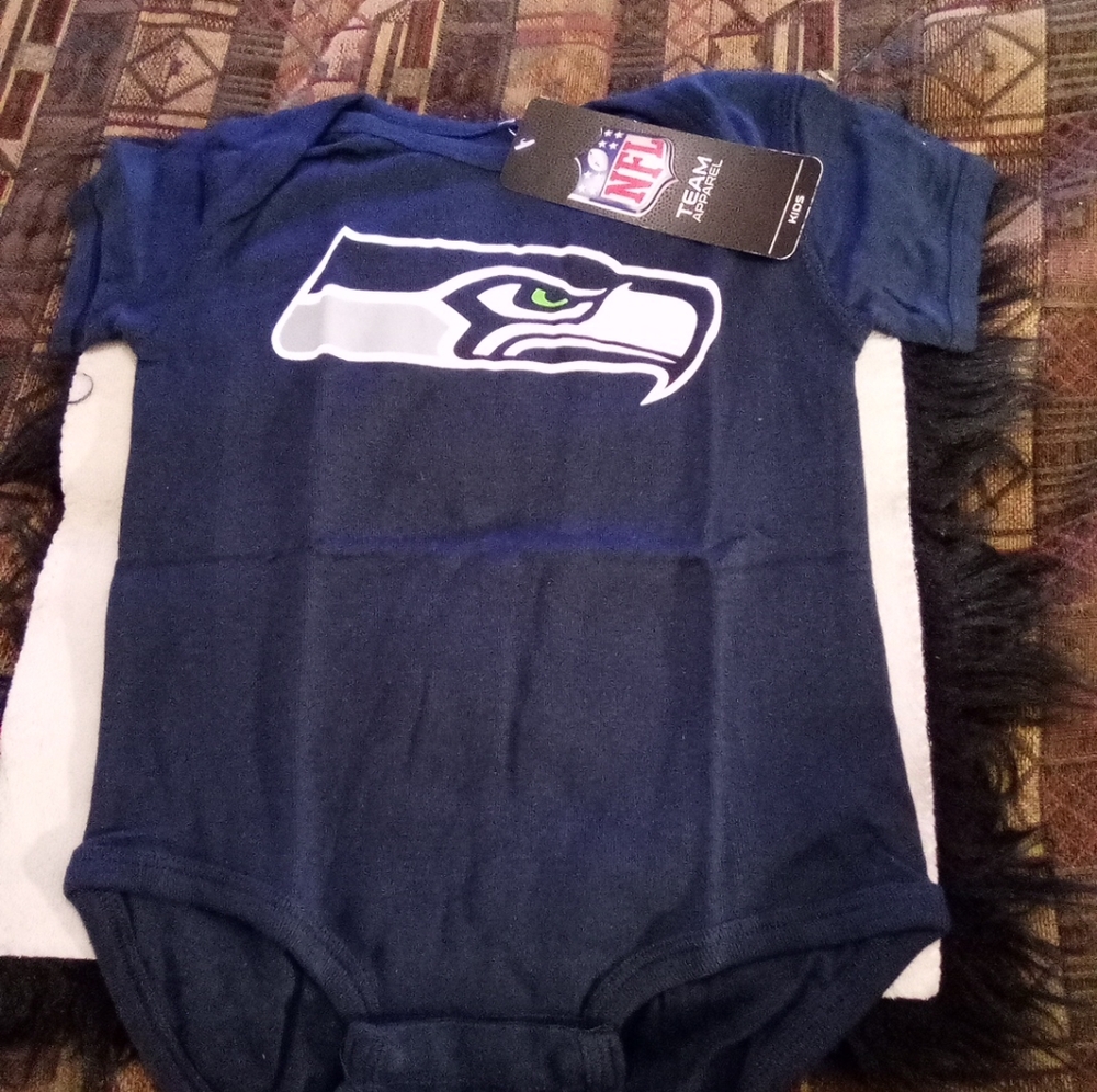 NFL Seattle Seahawks Infants Romper/Onesie "UNISEX" Size 6-9M NWT's